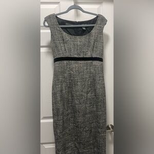 Dana Buchman Elegant Wool Gray Dress